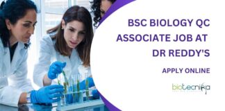 QC Biology Jobs Dr Reddy's Labs