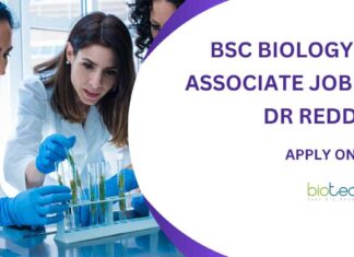 BSc Biology QC Associate Job at Dr Reddy’s – Apply Online QC Biology Jobs Dr Reddy's Labs