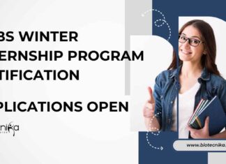 NCBS Winter Internship Program Applications