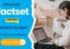 FactSet Careers Healthcare Jobs for Content Analyst Role