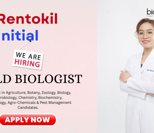 Field Biologist Job Opportunity at Rentokil PCI - Apply Now for the Pest Control Job in India!