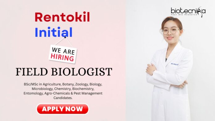 Field Biologist Job Opportunity at Rentokil PCI - Apply Now for the Pest Control Job in India!