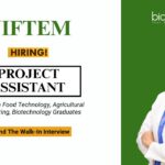 Food Technology Job at NIFTEM BTech MTech Graduates Attend the Walk-In Interview