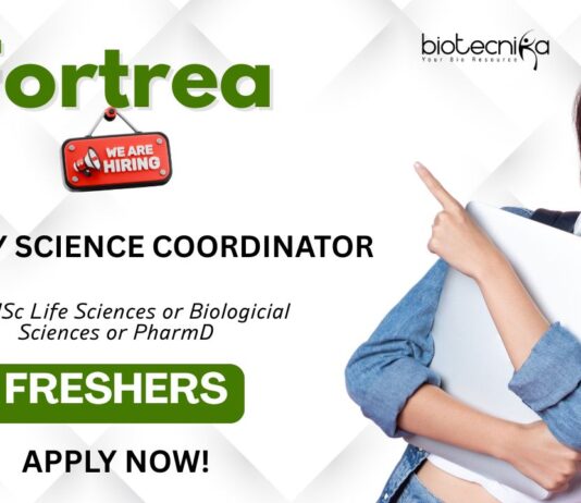 Fortrea hiring for Science Safety Coordinator Job Apply Now to unleash your Clinical Research Careers!