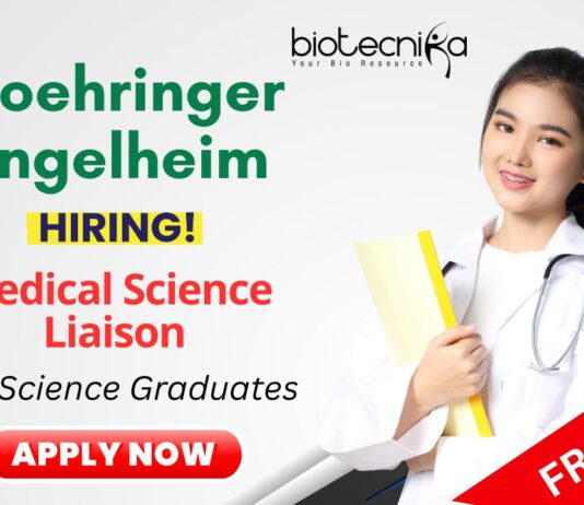 Freshers Job in Kolkata and Hyderabad at Boehringer Ingelheim Medical Graduates Apply