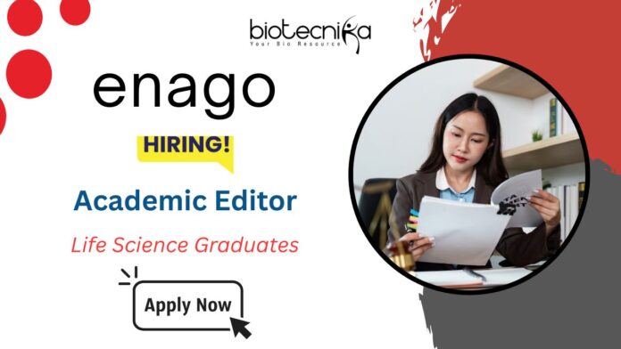 Freshers Academic Editor Jobs in Mumbai - Life Science Job | Apply Now