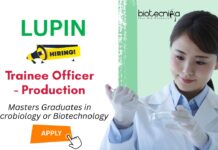 Freshers Trainee Role in Pune - Biotech Jobs at Lupin MSc Graduates Apply Now