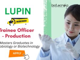 Freshers Trainee Role in Pune - Biotech Jobs at Lupin MSc Graduates Apply Now