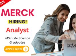 Life Science Job at Merck | Analyst Role in Bangalore - Freshers Apply