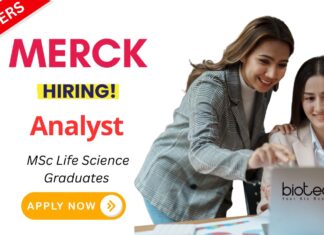 Life Science Job at Merck | Analyst Role in Bangalore - Freshers Apply