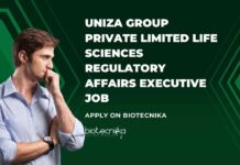 Life Sciences Regulatory Affairs Executive