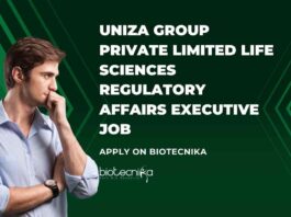 Life Sciences Regulatory Affairs Executive