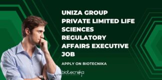 Life Sciences Regulatory Affairs Executive