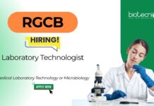 Microbiology Jobs at RGCB For Laboratory Technologist Position at GH Pala and advance your career in diagnostics. RGCB Recruitment.
