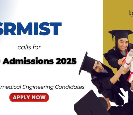 PhD Admissions 2025 at SRMIST, Kattankulathur. Pursue PhD in Biomedical Sciences with fellowship & research labs. Apply Now