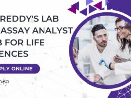 Biotechnology Jobs at Dr Reddy's