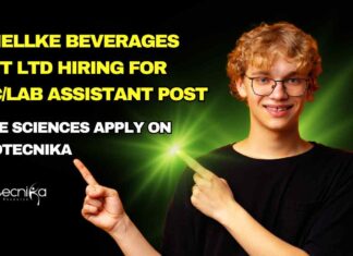 Food Tech QC Job Opening at Shellke