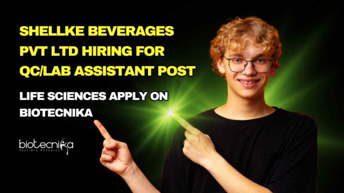 Food Tech QC Job Opening at Shellke