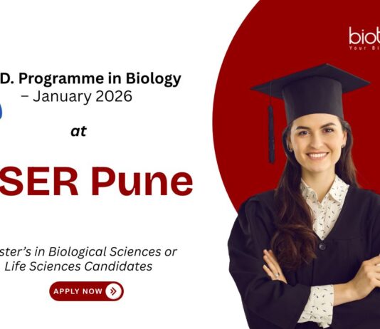 PhD in Life Sciences at IISER Pune. Master’s in Biological Sciences or Life Sciences Candidates, Apply Now. Biology phd jobs.
