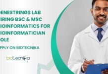 Bioinformatician Jobs at Genestrings Lab