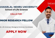 JRF Position in New Delhi MSc Life Sciences Candidates Apply Now for the JNU Vacancy