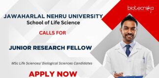 JRF Position in New Delhi MSc Life Sciences Candidates Apply Now for the JNU Vacancy