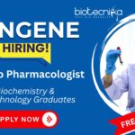 Job Opportunity as an In Vivo Pharmacologist at Syngene in Bangalore | Biochemistry & Biotechnology Graduates Apply Freshers Job at Syngene - In Vivo Pharmacologist Role in Bangalore | Biochemistry & Biotechnology Graduates Apply