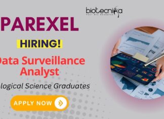 Data Surveillance Analyst Role at Parexel in Hyderabad and Bangalore – Biological Science Graduates Can Apply Job Vacancy in Hyderabad and Bangalore at Parexel - Biological Science Graduates are Eligible to Apply