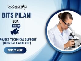 Join BITS Pilani’s ICMR Project as Project Technical Support (CROData Analyst)