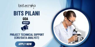 Join BITS Pilani’s ICMR Project as Project Technical Support (CROData Analyst)
