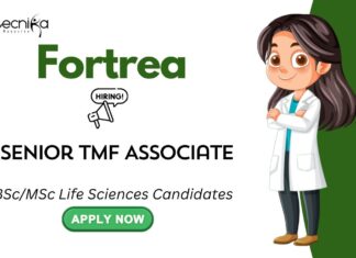 Fortrea Jobs | BSc Life Sciences Apply For Sr. TMF Associate Role Join Fortrea as a Senior TMF Associate Apply Today to unlock your Clinical Research Careers!