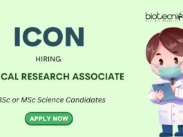 Join ICON plc Careers as a Clinical Research Associate – Apply Now! Join ICON plc Careers as a Clinical Research Associate – Shape the Future with this Clinical Research Job Apply Now!