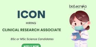 Join ICON plc Careers as a Clinical Research Associate – Shape the Future with this Clinical Research Job Apply Now!