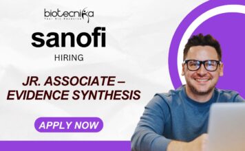 Jr. Associate – Evidence Synthesis Opportunities | Life Sciences Apply Now at Sanofi Jr. Associate – Evidence Synthesis Opportunities Apply Now at Sanofi Business Operations!