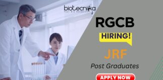 Junior Research Fellow Vacancy at RGCB Thiruvananthapuram 2025 – Research Jobs in Molecular Biology | Apply Junior Research Fellow Vacancy | RGCB Careers 2025 - Molecular Biology Jobs