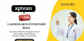 Lab Research Internship at Aptean Apply Now to enhance your food science career