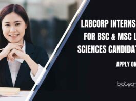 BSc & MSc Life Science Internship at Labcorp, Apply Online