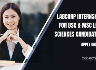 BSc & MSc Life Science Internship at Labcorp, Apply Online