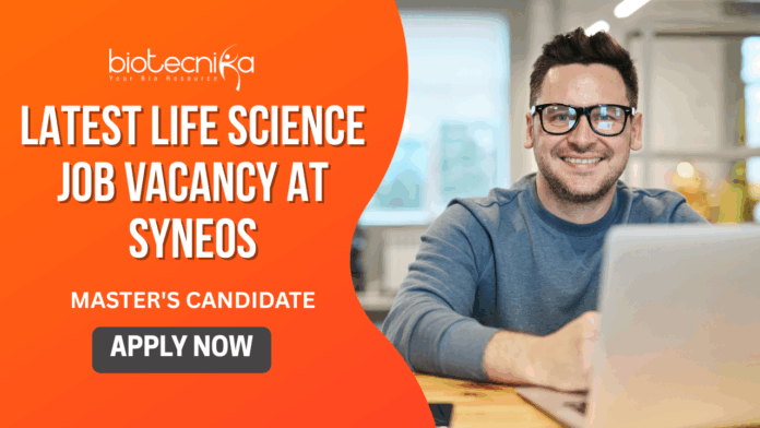 Latest Life Science Job Vacancy at Syneos Master's Candidates