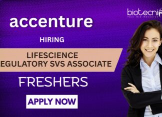 Freshers BSc Life Sciences Jobs at Accenture – Apply For Regulatory Services Associate Role Launch Your Career in Life Sciences Regulatory Operations with Accenture Careers- Freshers Apply Now