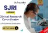 Clinical Research Jobs in Bangalore | SJRI Careers 2025 - Apply