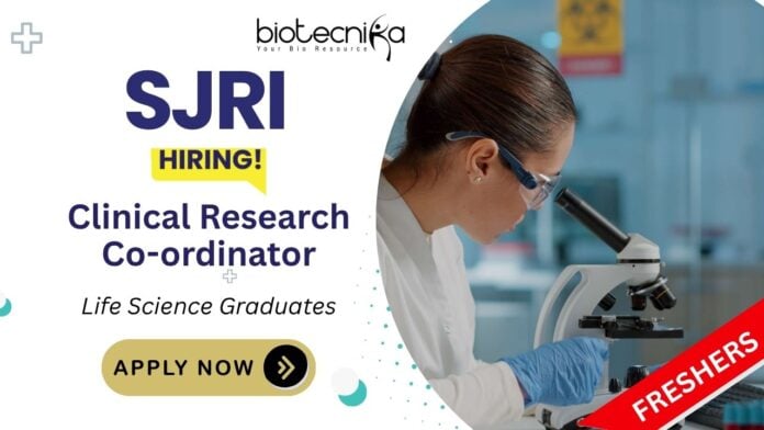 Clinical Research Jobs in Bangalore | SJRI Careers 2025 - Apply