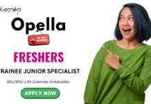 Life Science Freshers Job in Hyderabad - BScMSc Life Science Freshers Apply Now at Opella!