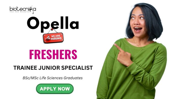 Life Science Freshers Job in Hyderabad - BScMSc Life Science Freshers Apply Now at Opella!