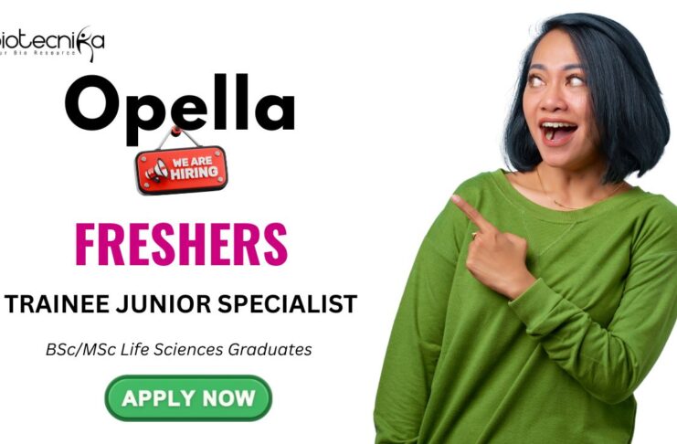 Life Science Freshers Job in Hyderabad - BScMSc Life Science Freshers Apply Now at Opella!