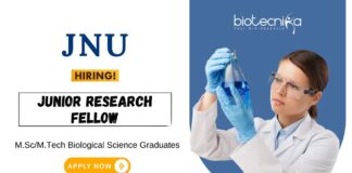 Life Science Job at JNU Apply Now for Senior Research Fellow Position