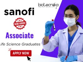 Life Science Job at Sanofi – Associate Job Vacancy Hyderabad