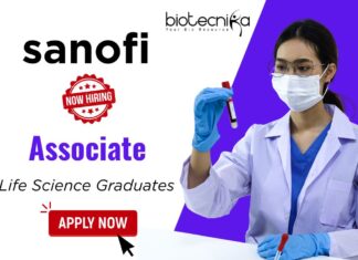 Jr. Associate in Evidence Synthesis Role at Sanofi in Hyderabad | Life Science Graduates Apply Life Science Job at Sanofi – Associate Job Vacancy Hyderabad