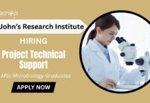 Microbiology Job at St John's Research Institute Apply Now for Project Technical Support Role