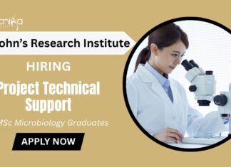 Microbiology Job at St John's Research Institute Apply Now for Project Technical Support Role